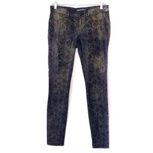 RICH & SKINNY. Snakeskin print skinny jeans.